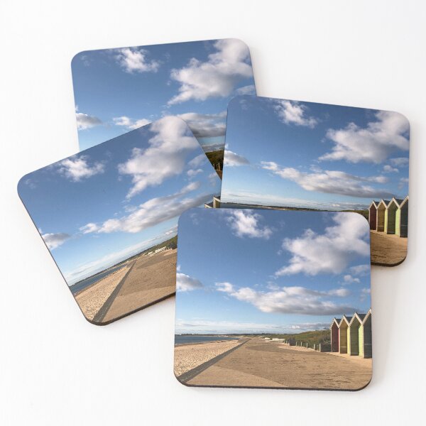 Item preview, Blyth Beach Huts in August Sunshine designed and sold by Violaman.