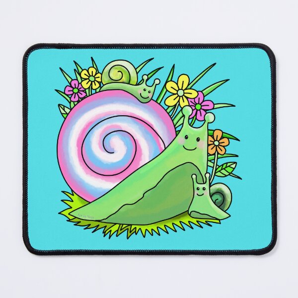 Item preview, Happy, little snails designed and sold by Art by Veya.
