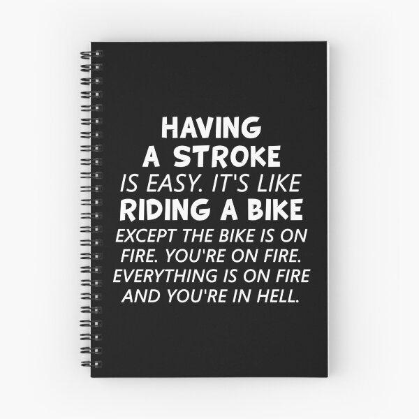 Item preview, Having A Stroke Is Easy It's Like Riding A Bike designed and sold by T-shirt For You.