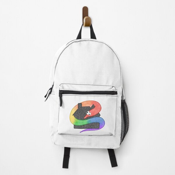 Item preview, Rainbow Worm On a String Static House designed and sold by NeighbourlyPod.