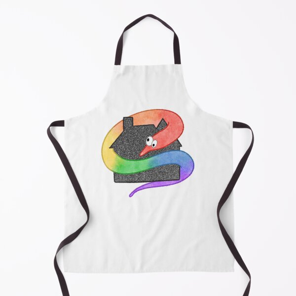 Item preview, Rainbow Worm On a String Static House designed and sold by NeighbourlyPod.
