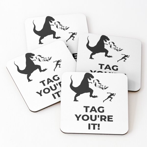 Item preview, Tag you're it dinosaur run designed and sold by ramith-concept.