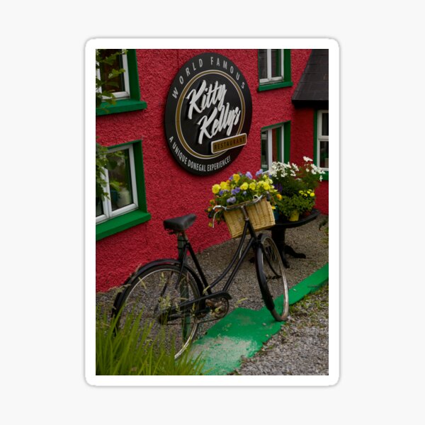 Kitty Kelly's restaurant, Donegal - tall Sticker