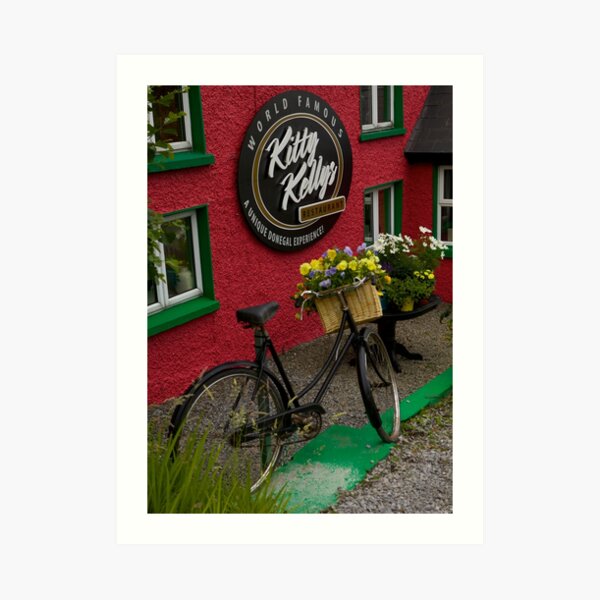 Kitty Kelly's restaurant, Donegal - tall Art Print