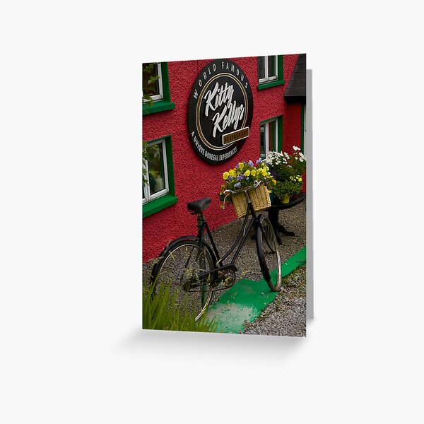 Kitty Kelly's restaurant, Donegal - tall Greeting Card