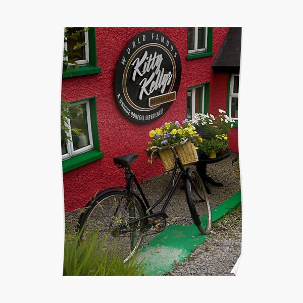 Kitty Kelly's restaurant, Donegal - tall Poster