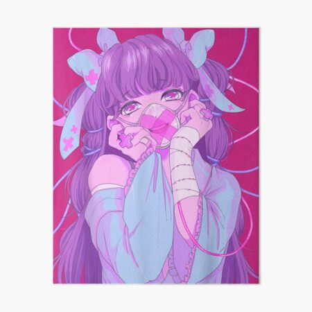 Steampunk Pastel Goth Yami Kawaii Anime Girl Creepy Menhera Mousepad