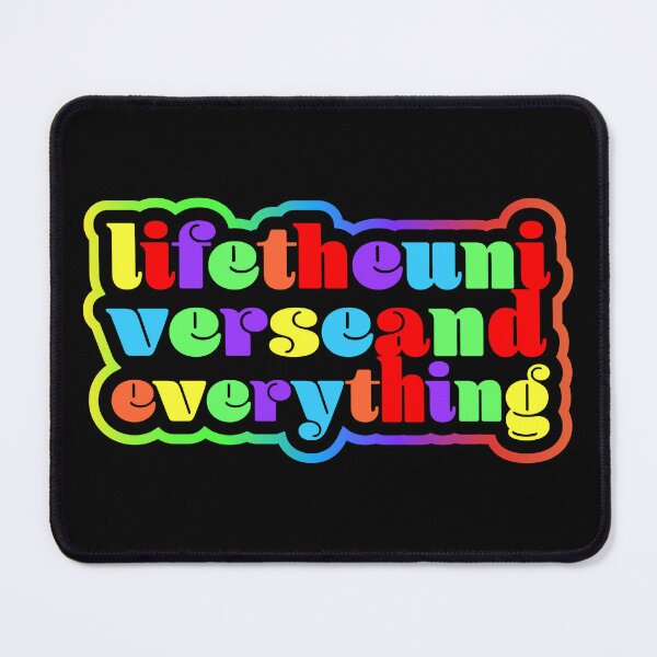 Item preview, live the universe and everything designed and sold by Jokertags.