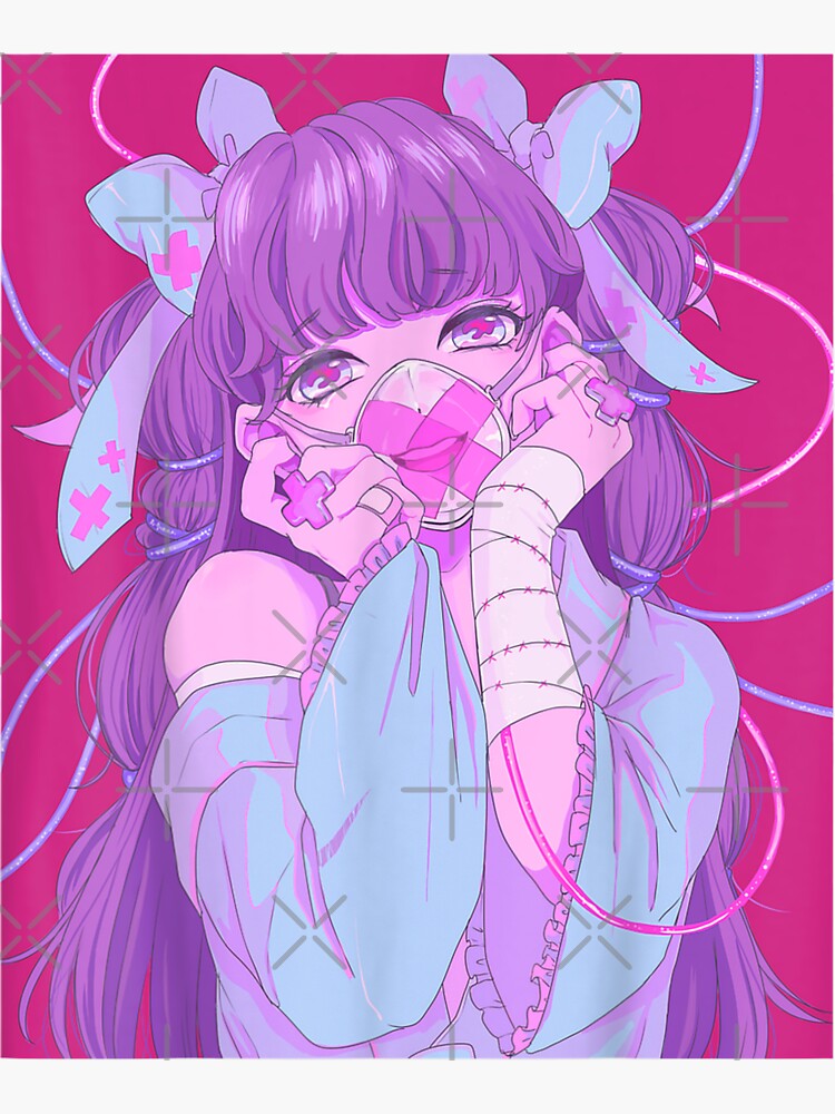 Pastel Goth Yami Kawaii Menhera Creepy Cute Anime' Sticker