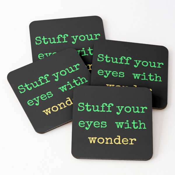 Item preview, STUFF YOUR EYES WITH WONDER. colored version designed and sold by TheUboss.