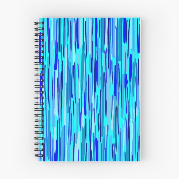 Item preview, Blue Rain Brushstrokes Abstract designed and sold by DanielleGensler.
