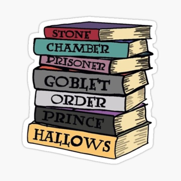 Harry Potter Books Stickers for Sale