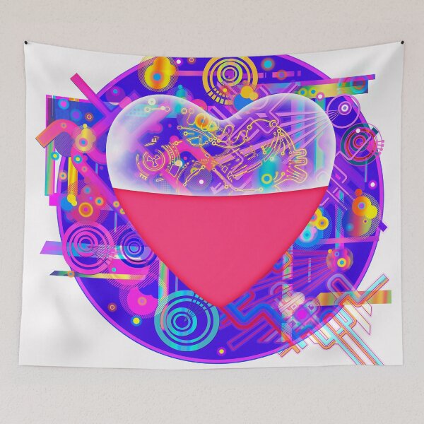 Item preview, Heart of the Machine Emblem 2 designed and sold by GeraldNewtonArt.