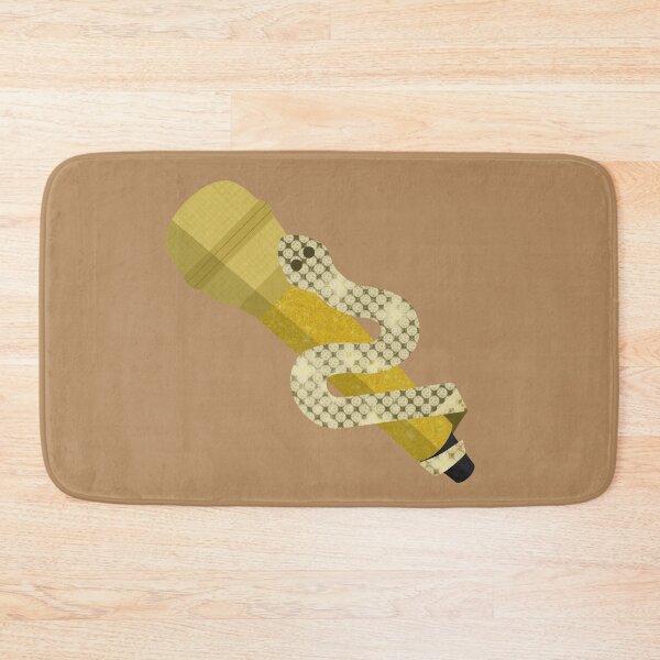 Item preview, golden snake microphone reputation taylor fan art designed and sold by senaeksi.