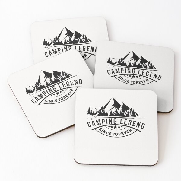 Item preview, Camping Legend Since Forever designed and sold by Rainbow Designs.
