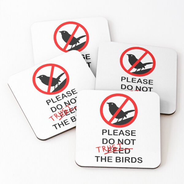 Item preview, Do Not Trust The Birds designed and sold by NeighbourlyPod.