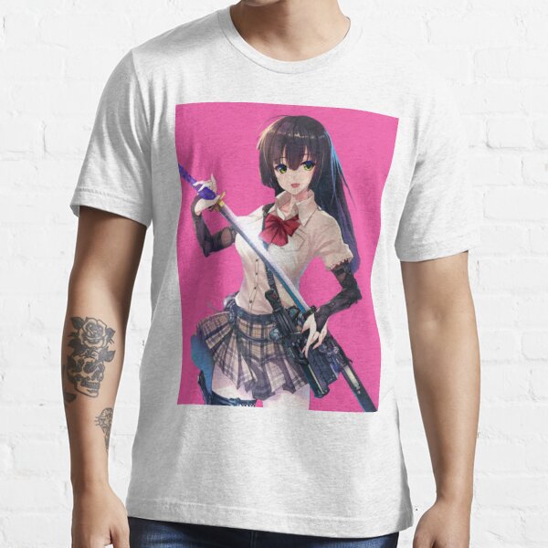 Samurai Katana Anime Female Warrior T Shirt For Sale By Artflare Redbubble Samurai T