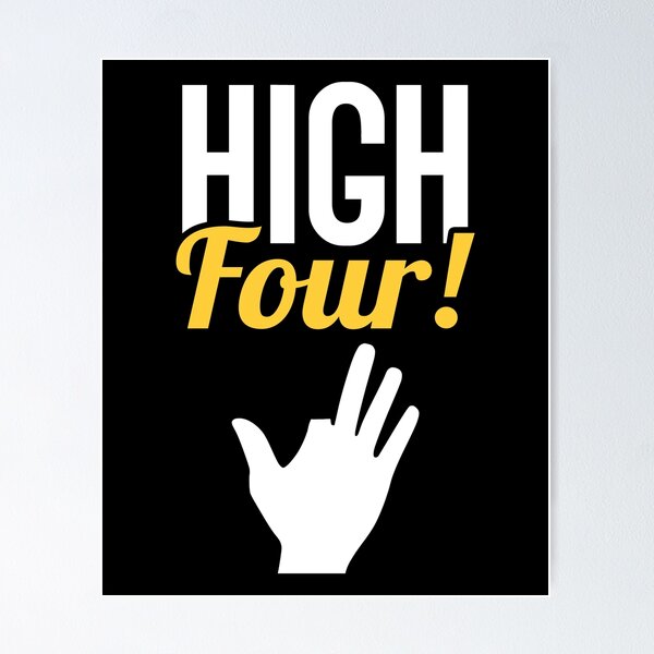 Item preview, High Four Funny Finger Amputation designed and sold by T-shirt For You.