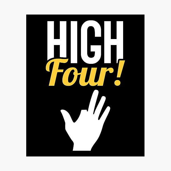 Item preview, High Four Funny Finger Amputation designed and sold by T-shirt For You.