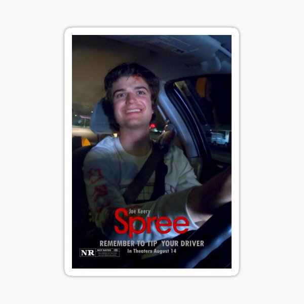 Kurt Kunkle Driver License Spree Joe Keery Sticker for Sale by