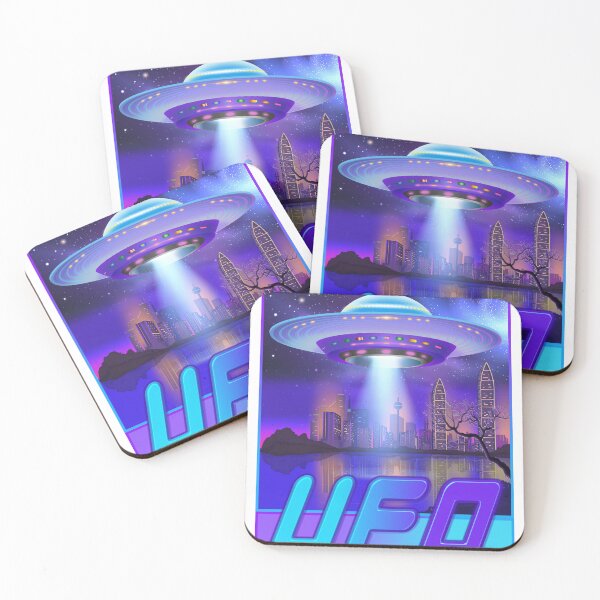 Item preview, Night City UFO designed and sold by GeraldNewtonArt.