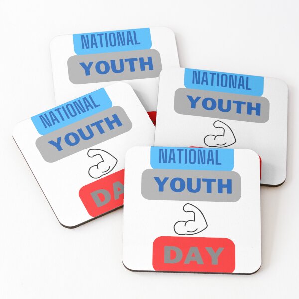 Item preview, NATIONAL youth day graphic T-SHIRT designed and sold by MAYSO999.