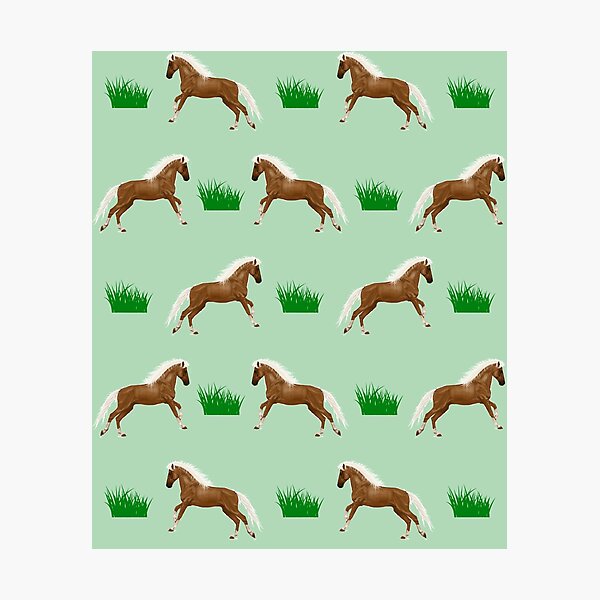 Aperçu de l'œuvre Motif de cheval mignon créée et vendue par 37jlee.