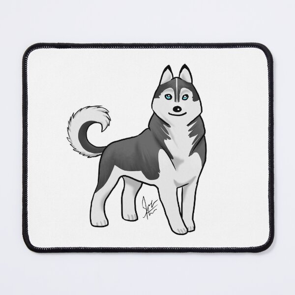 Item preview, Dog - Siberian Husky - Black and White designed and sold by Jennifer Stolzer.