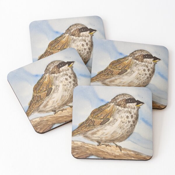 Item preview, Resting Sparrow designed and sold by Nicole Hanson.