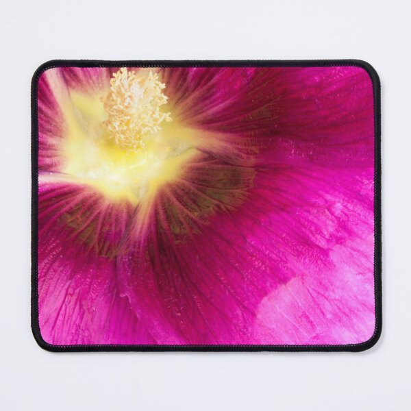 Item preview, pink,purple hollyhock flower designed and sold by Floralsharry.