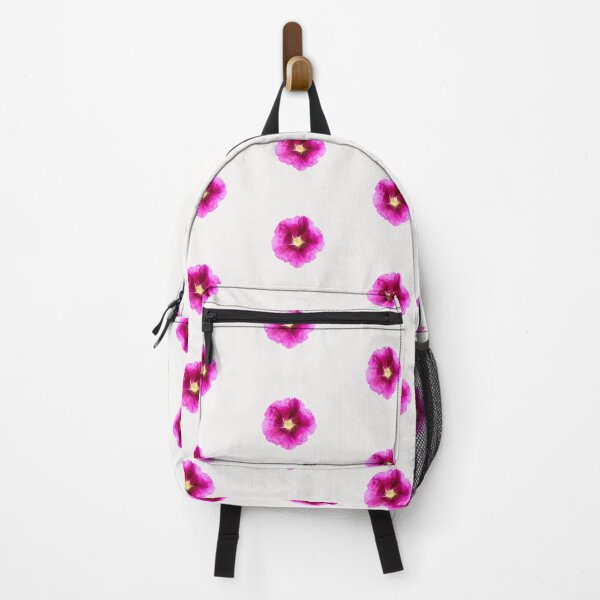 Item preview, pink,purple hollyhock flower designed and sold by Floralsharry.