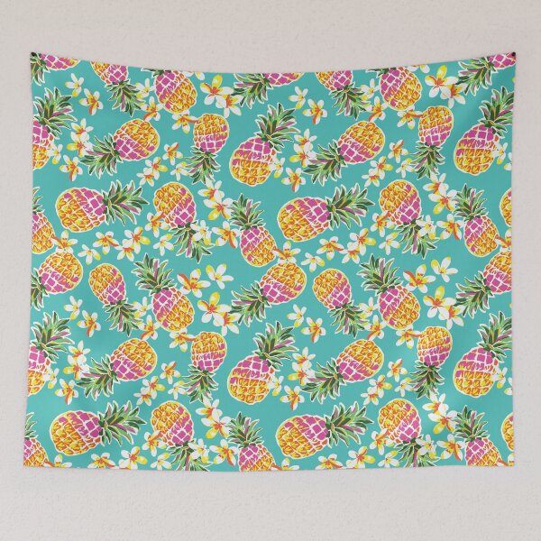 Item preview, Pineapple Floral Seamless Pattern designed and sold by bolimj.