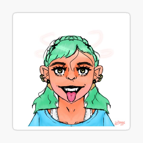 Emo Piercinss Sticker
