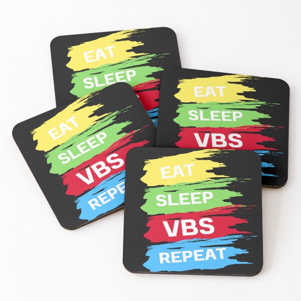 Item preview, Eat Sleep VBS Repeat Vacation Bible School Christian Camp designed and sold by Sasikharn.