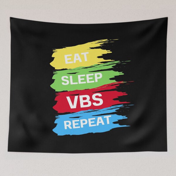 Item preview, Eat Sleep VBS Repeat Vacation Bible School Christian Camp designed and sold by Sasikharn.