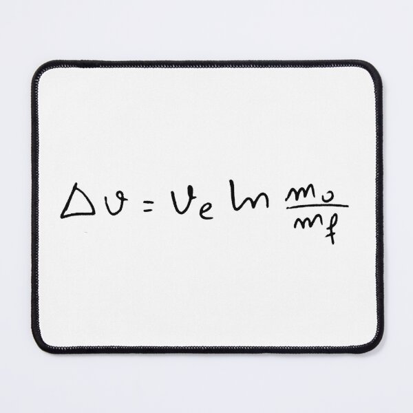 Item preview, rocket equation handwritten, most fundamental equation of space exploration designed and sold by NoetherSym.