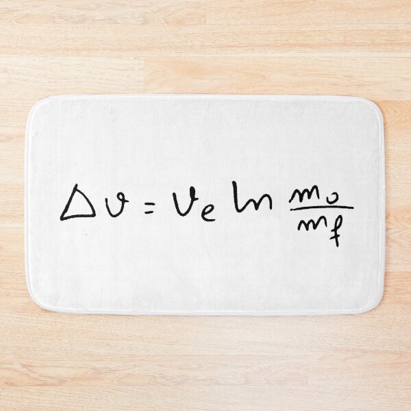 Item preview, rocket equation handwritten, most fundamental equation of space exploration designed and sold by NoetherSym.
