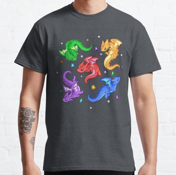 Gem Dragon Pattern Classic T-Shirt