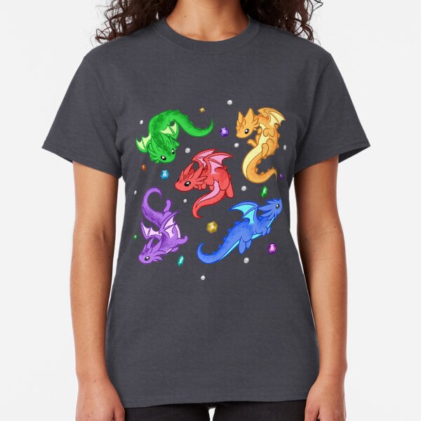 Gem Dragon Pattern Classic T-Shirt