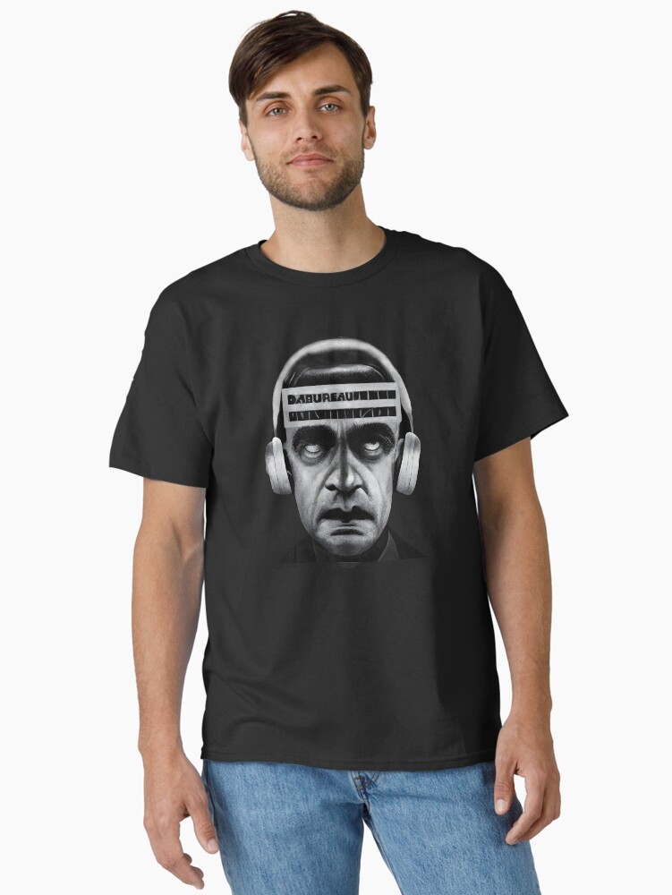 Thumbnail 1 of 7, Classic T-Shirt, Da Bureau Forehead Logo - Headphones Guy designed and sold by DaBureauOfMerch.