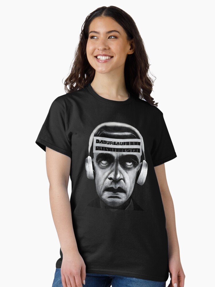 Thumbnail 2 of 7, Classic T-Shirt, Da Bureau Forehead Logo - Headphones Guy designed and sold by DaBureauOfMerch.