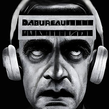 Artwork thumbnail, Da Bureau Forehead Logo - Headphones Guy by Da Bureau Of Merch