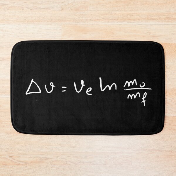 Item preview, rocket equation handwritten, most fundamental equation of space exploration designed and sold by NoetherSym.