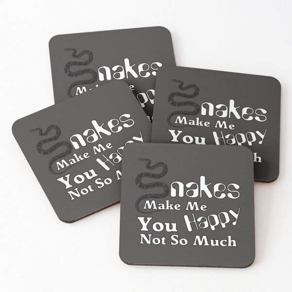Item preview, Snakes Make Me Happy You Not So Much Funny Snake Sarcasm designed and sold by Sonatablue.