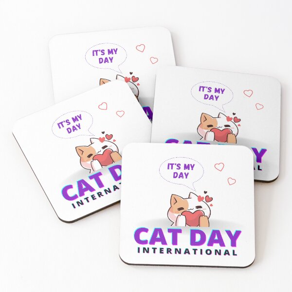Item preview, International Cat Day holiday to celebrate 2022 designed and sold by Reo12.