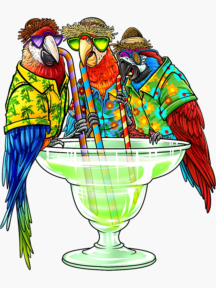 Top-selling Item] Tiki And Parrot Funny Vintage Hawaiian All Over