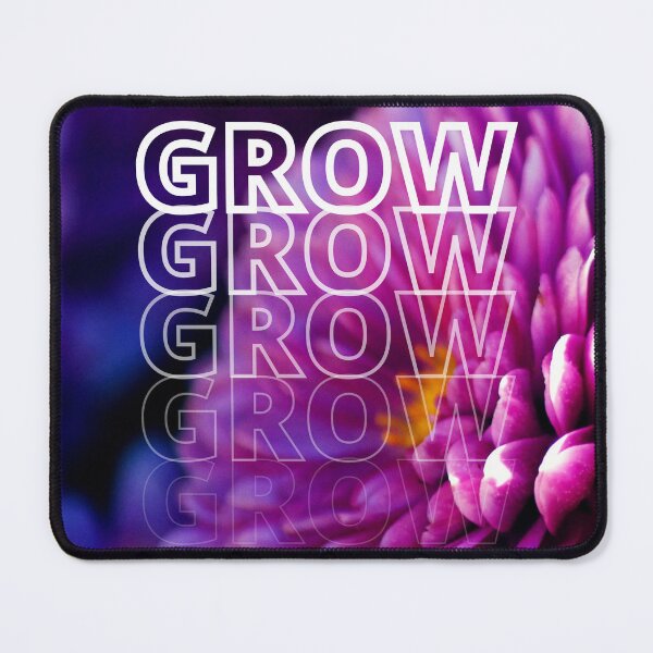 Item preview, GROW (above) - Vibrant Purple Flowers designed and sold by AliceSLee.