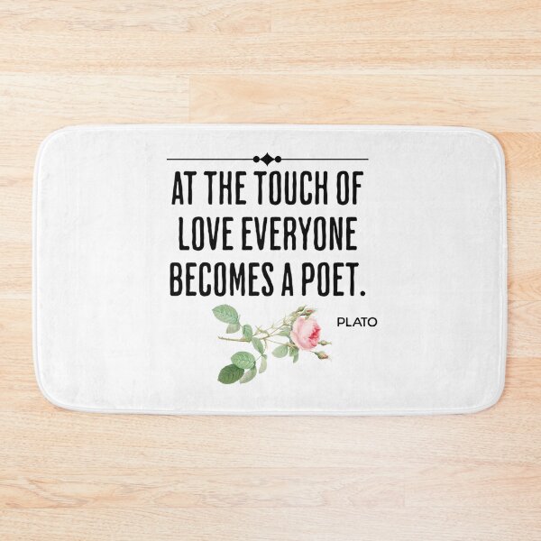 Item preview, At The Touch Of Love Everyone Becomes A Poet - Plato Quote on Romantic Love designed and sold by AlanPhotoArt.