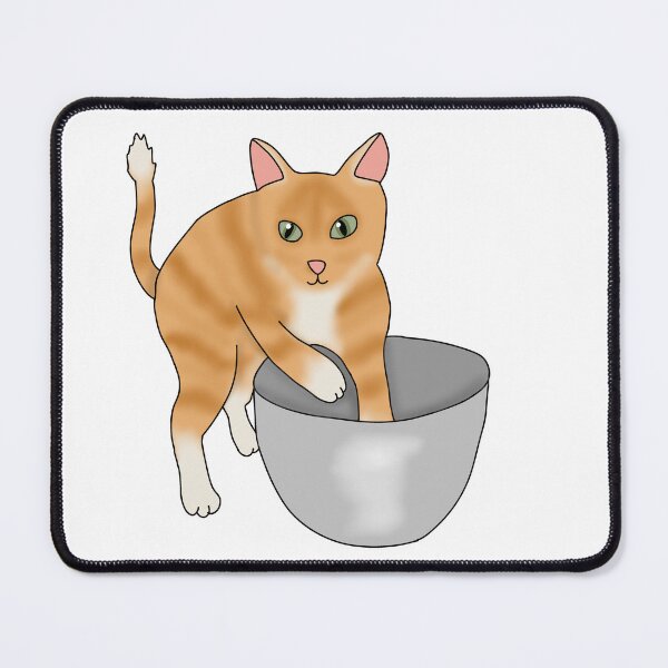 Item preview, Kitty baking (fluffy orange cat) designed and sold by Becky-Marie.