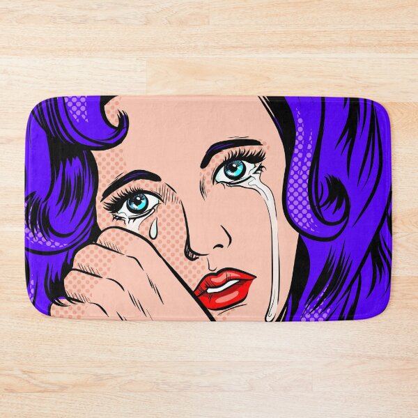 Item preview, Sad girl crying pop art style  designed and sold by IronicEmpire.